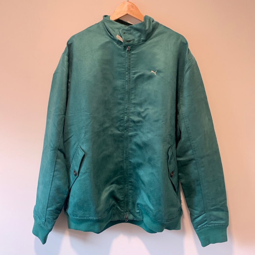 Puma MMQ Macht’s Mit Qualitat Harrington Jacket Green vine 537993 SZ Small
